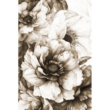 Bloemen in sepia